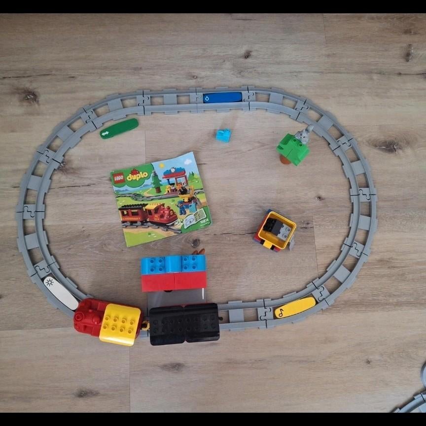 Complete LEGO DUPLO Treinset (10874, 10872, 10882), Gebruikt, Overige thema's, Lego, Ophalen of Verzenden