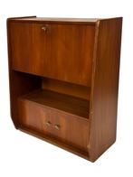 Vintage kast wandkast secretarie jaren 60 teak opknapper, Vintage, Zo goed als nieuw, Vintage, Ophalen