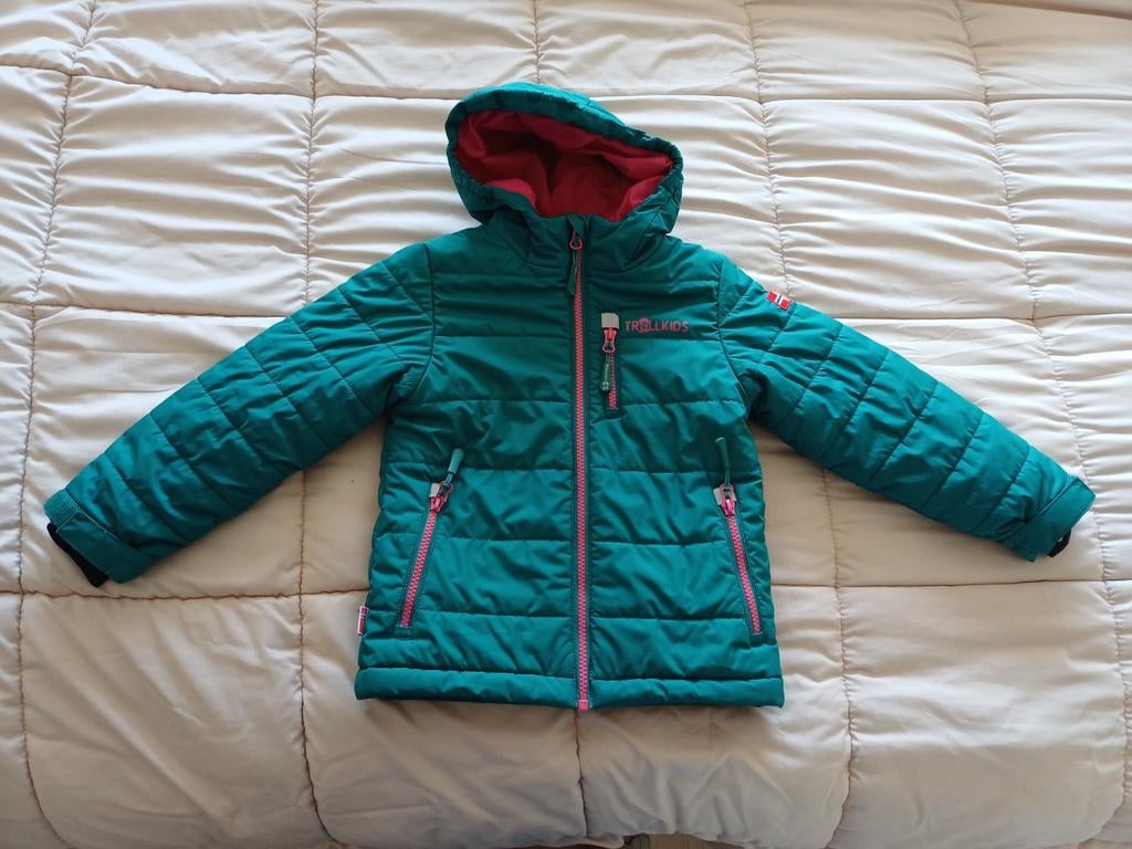 Winter/ ski jas maat 110, Kinderen en Baby's, Kinderkleding | Maat 128, Ophalen of Verzenden, Gebruikt, Meisje, Jas