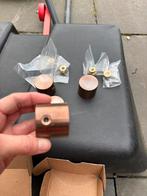 4x Hotbath design knoppen / kraanknoppen – messing / koper, Ophalen, ', ', '