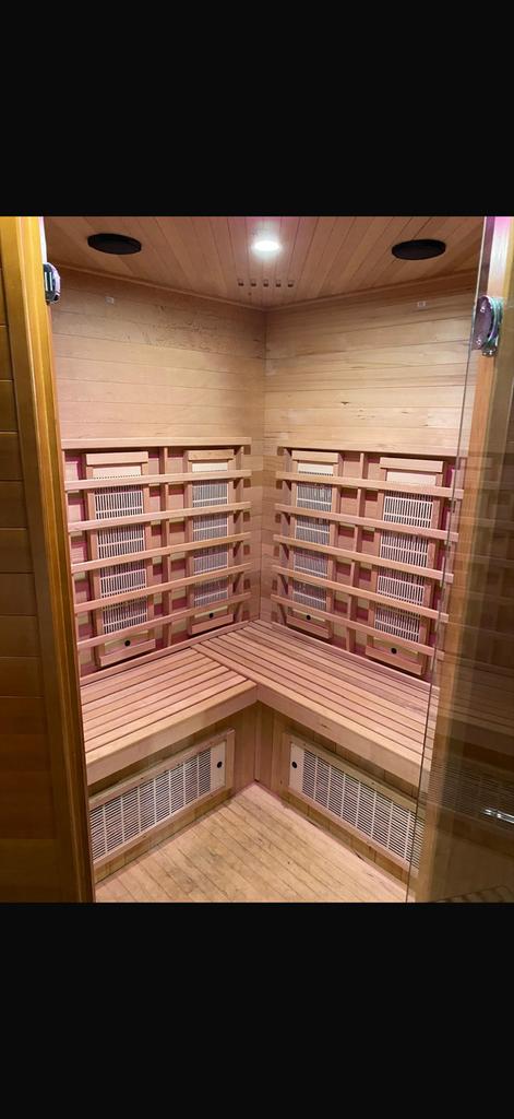 Infraroodsauna, Ophalen, Gebruikt, Infrarood, Complete sauna