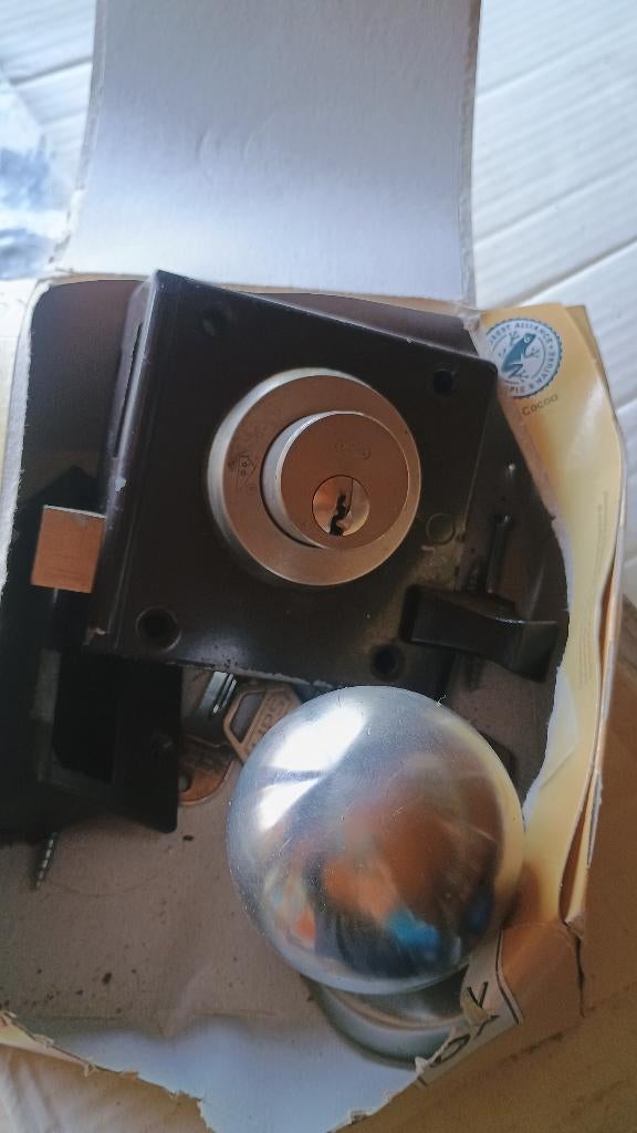 Lips deurslot, Ophalen, Gebruikt, IJzer, Slot