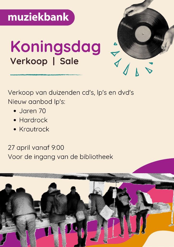 Koningsdag Muziekbank honderden LP's Hardrock Krautrock Prog, Ophalen, Gebruikt, 12 inch, Progressive