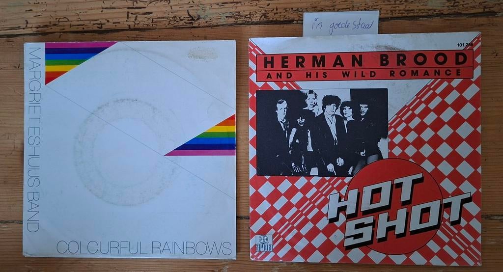 Singles 1x magriet eshuys band 1x herman brood, Ophalen of Verzenden, Gebruikt, Pop