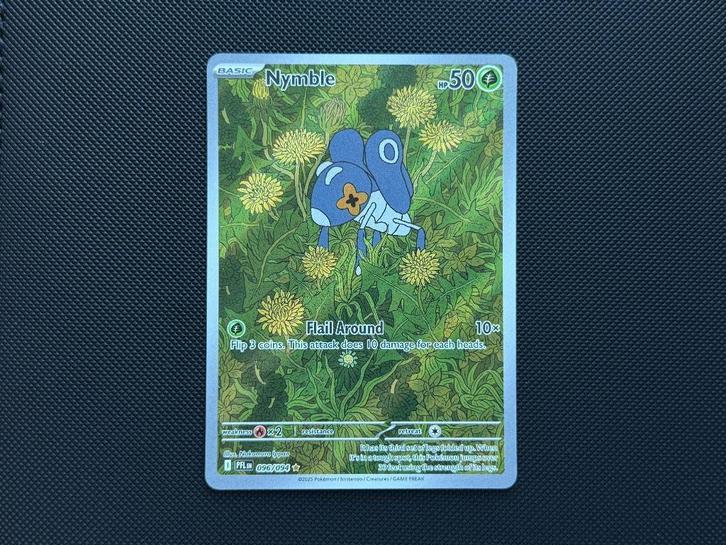 Nymble — Phantasmal Flames 096/094, Hobby en Vrije tijd, Verzamelkaartspellen | Pokémon, Nieuw, Losse kaart, Foil, Ophalen of Verzenden