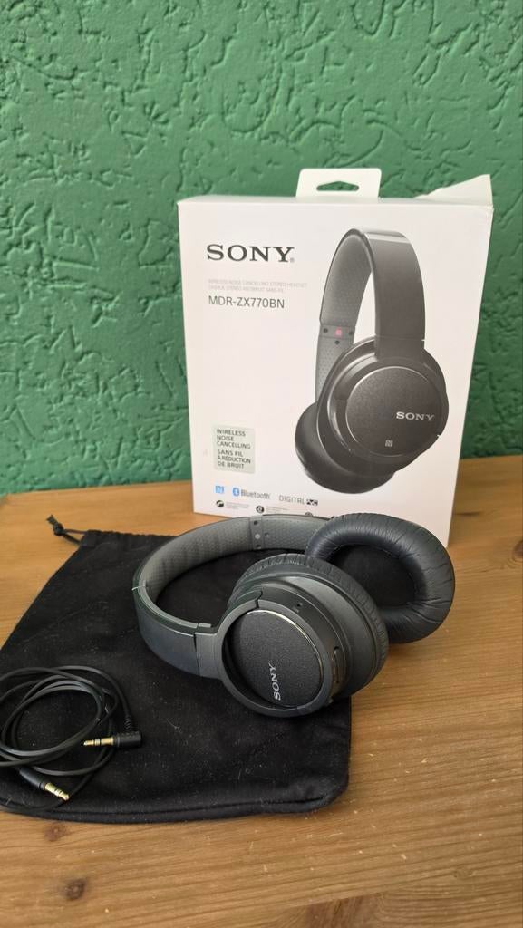 Sony koptelefoon Noise canceling, Audio, Tv en Foto, Koptelefoons, Gebruikt, Ophalen of Verzenden, Over oor (circumaural), Draadloos