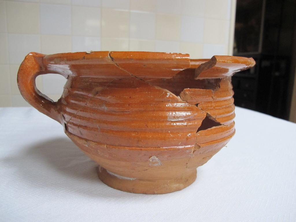 antiek aardewerk pot, Antiek en Kunst, Antiek | Keramiek en Aardewerk, Ophalen of Verzenden
