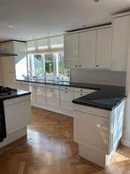 Siematic keuken en kookeiland met luxe inbouw apparatuur, Ophalen, Wit, Zo goed als nieuw, Composiet