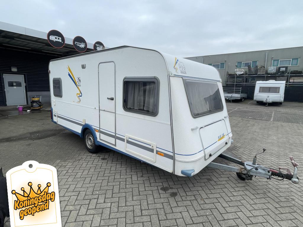 Knaus Blue Line 450 Fransbed rondzit douche, Rondzit, Bedrijf, Overige typen, 4 tot 5 meter