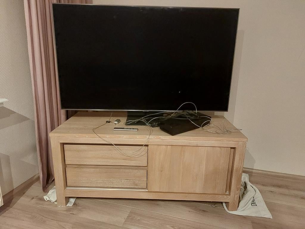 3 delig, massief eiken, whitewash: nieuwstaat, Ophalen