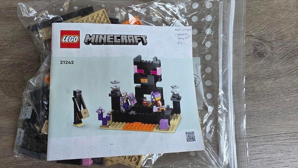 5x LEGO Minecraft sets, Ophalen of Verzenden, Gebruikt, Overige merken