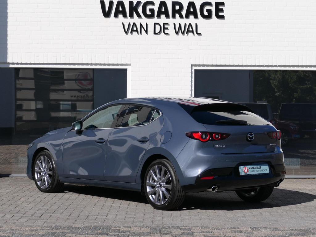 Mazda 3 2.5 e-SkyActiv-G M Hybrid 140 Takumi | 360°-camera, Auto's, Mazda, Gebruikt, 4 cilinders, Adaptive Cruise Control, Leder
