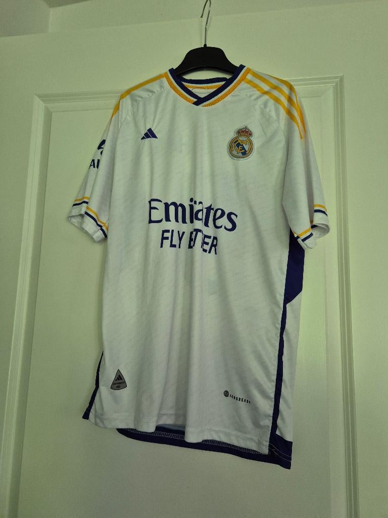 Voetbalshirt, Kleding | Heren, Sportkleding, Maat 52/54 (L), Wit, Ophalen of Verzenden, Zo goed als nieuw