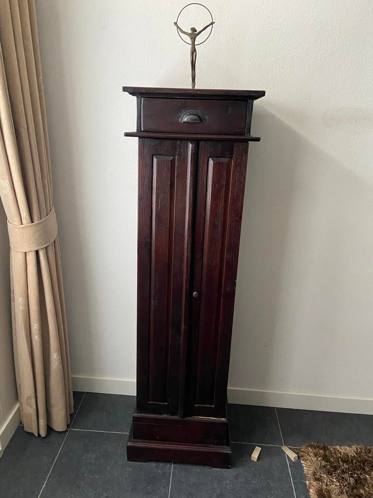 Houten koloniale langwerpige kast, Ophalen of Verzenden