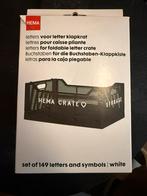 Hema letters voor klapkrat, Ophalen of Verzenden, Zo goed als nieuw