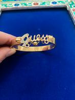 Guess armband met strass, Sieraden, Tassen en Uiterlijk, Armbanden, Overige materialen, Gebruikt, Ophalen of Verzenden, Goud