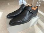 Santoni monk strap schoenen maat 45 (UK10,5), Ophalen of Verzenden, Gedragen, Zwart, Gespschoenen