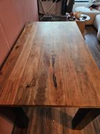 Houten Eettafel - 120x80 cm, Huis en Inrichting, Tafels | Eettafels, Gebruikt, 100 tot 150 cm, Vier personen, Rechthoekig