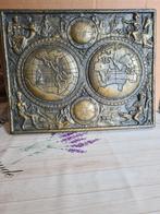 Gipsen wanddecoratie 4 werelddelen - Vintage, Ophalen of Verzenden