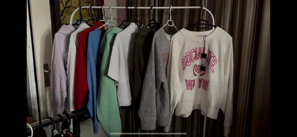 10 partij sweater hoodies truien M h&m pull&bear zara, Ophalen of Verzenden, Zo goed als nieuw, Maat 38/40 (M)