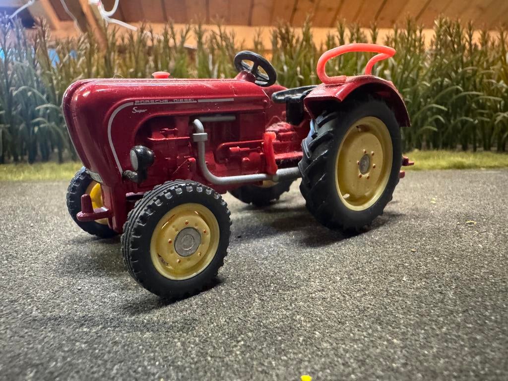 Siku porsche diesel, Hobby en Vrije tijd, Modelauto's | 1:32, Ophalen of Verzenden, Zo goed als nieuw, Tractor of Landbouw, SIKU