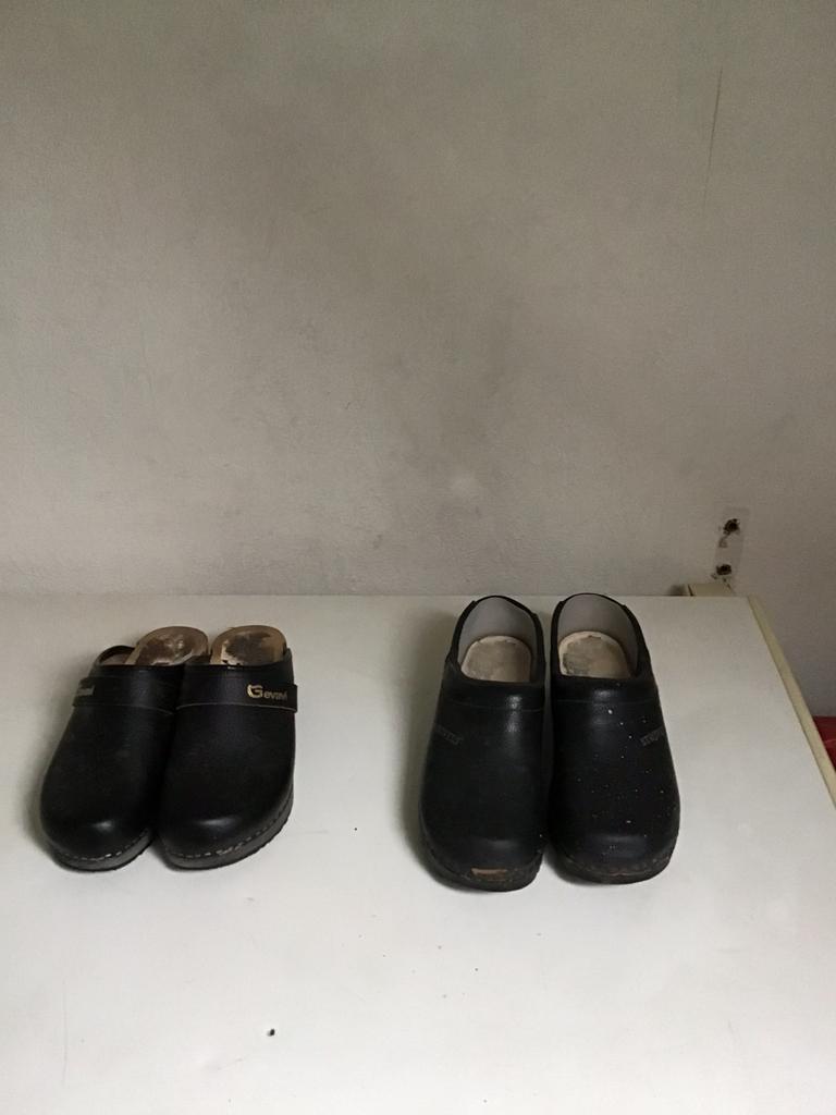 Klompen, Kleding | Heren, Schoenen, Ophalen of Verzenden, Gedragen, Zwart, Klompen