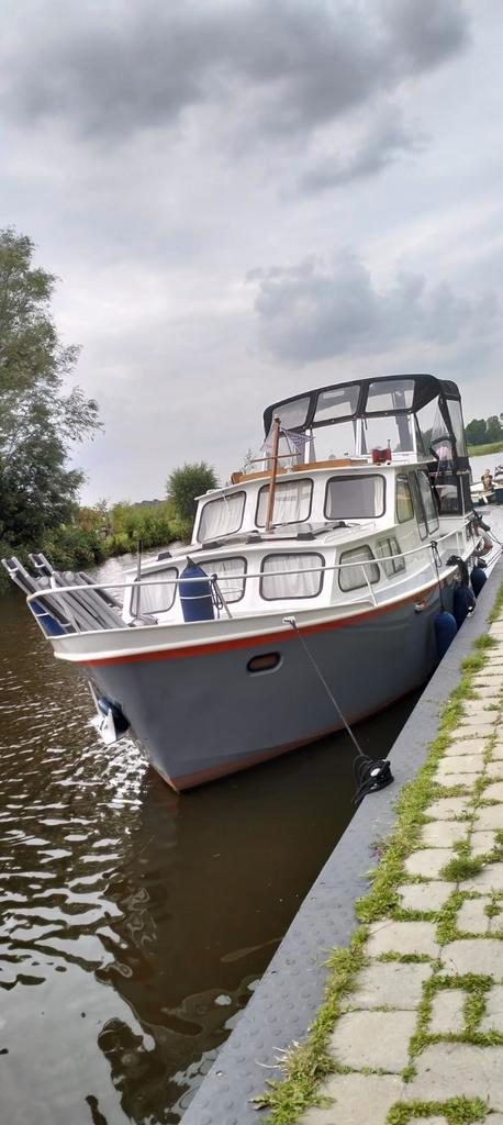 Marne Kruiser 1050 - Vetus 50pk - Bijboot, Watersport en Boten, Motorboten en Motorjachten, Gebruikt, Staal, Diesel, 50 pk of meer