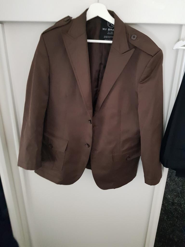 brand  super mooi heren blazer mt l, Kleding | Heren, Ophalen of Verzenden, Zo goed als nieuw, Blauw