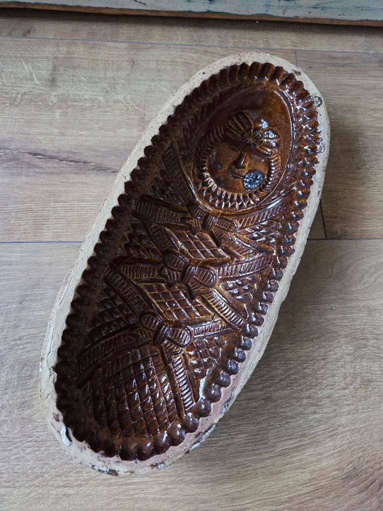 Antieke broodvorm bakerkind Duits, Ophalen of Verzenden