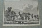 Kleine ets kerk te Sirjansland 1745 goede staat., Ophalen of Verzenden
