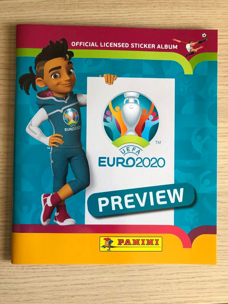 Panini UEFA EURO 2020 Preview 100% compleet, Hobby en Vrije tijd, Stickers en Plaatjes, Ophalen of Verzenden, Zo goed als nieuw