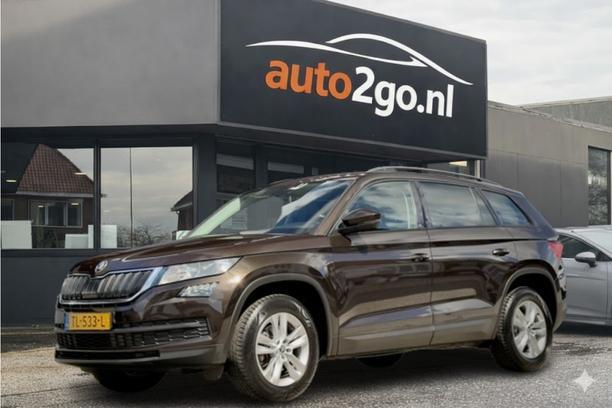 Skoda Kodiaq 1.4 TSI 7PERS AUT6 VOL-LEDER NAVI CAMERA APPLE-, Auto's, Skoda, Te koop, Kodiaq, ABS, Achteruitrijcamera, Airbags