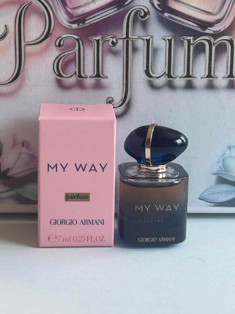 Armani - my way parfum miniature 7ml, Ophalen of Verzenden, Nieuw, Miniatuur, Gevuld