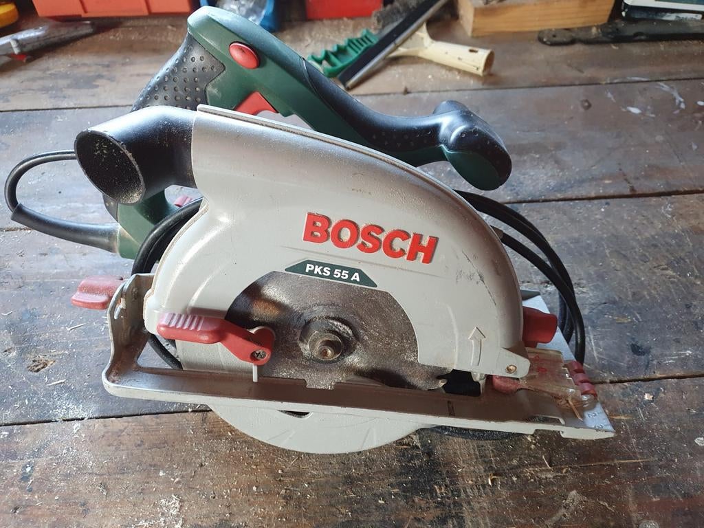 Hand cirkelzaag, Doe-het-zelf en Verbouw, Gereedschap | Zaagmachines, Ophalen of Verzenden, 1200 watt of meer, Cirkelzaag, 30 tot 70 mm