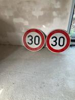 Twee verkeersborden '30 km/u' - Gebruikt, Ophalen, Gebruikt, Reclamebord