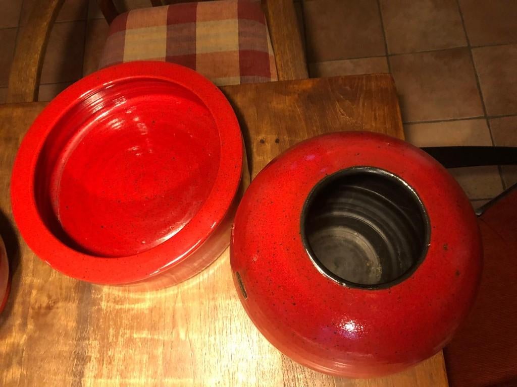 Aardewerk mooie set Douwsma, Ophalen, Aardewerk of Porselein, Zo goed als nieuw, Minder dan 50 cm