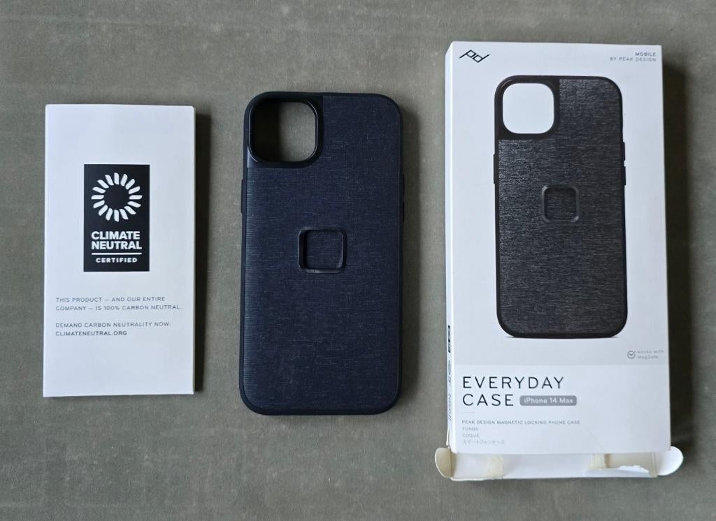 2e Kans - NIEUW Peak Design Iphone 14 Pro Max Everyday Case, IPhone 14 Pro Max, Frontje of Cover, Nieuw, 2415 3rd St Ste 270 San Francisco, CA 94107 USA