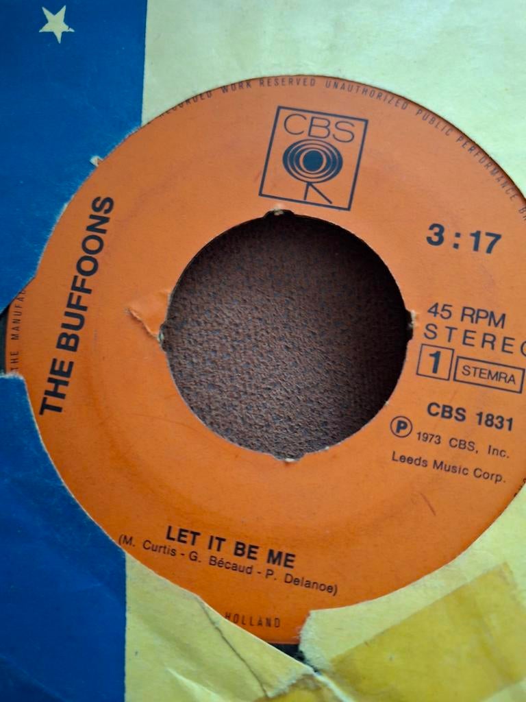 The Buffoons - Let It Be Me vinyl single, Cd's en Dvd's, Ophalen