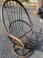 Manou rotan retro stoel, Ophalen, Gebruikt, Bruin, Riet of Rotan