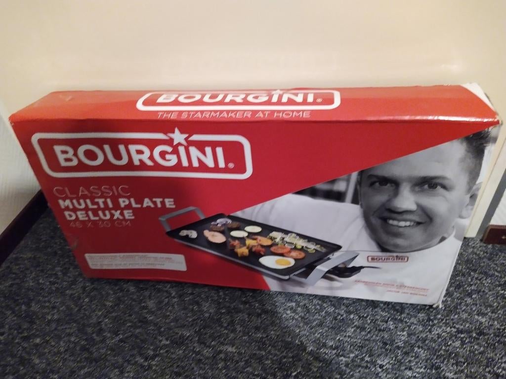 Bourgini Classic Multi Plate Deluxe, Ophalen of Verzenden, Gebruikt, Tafelgrill