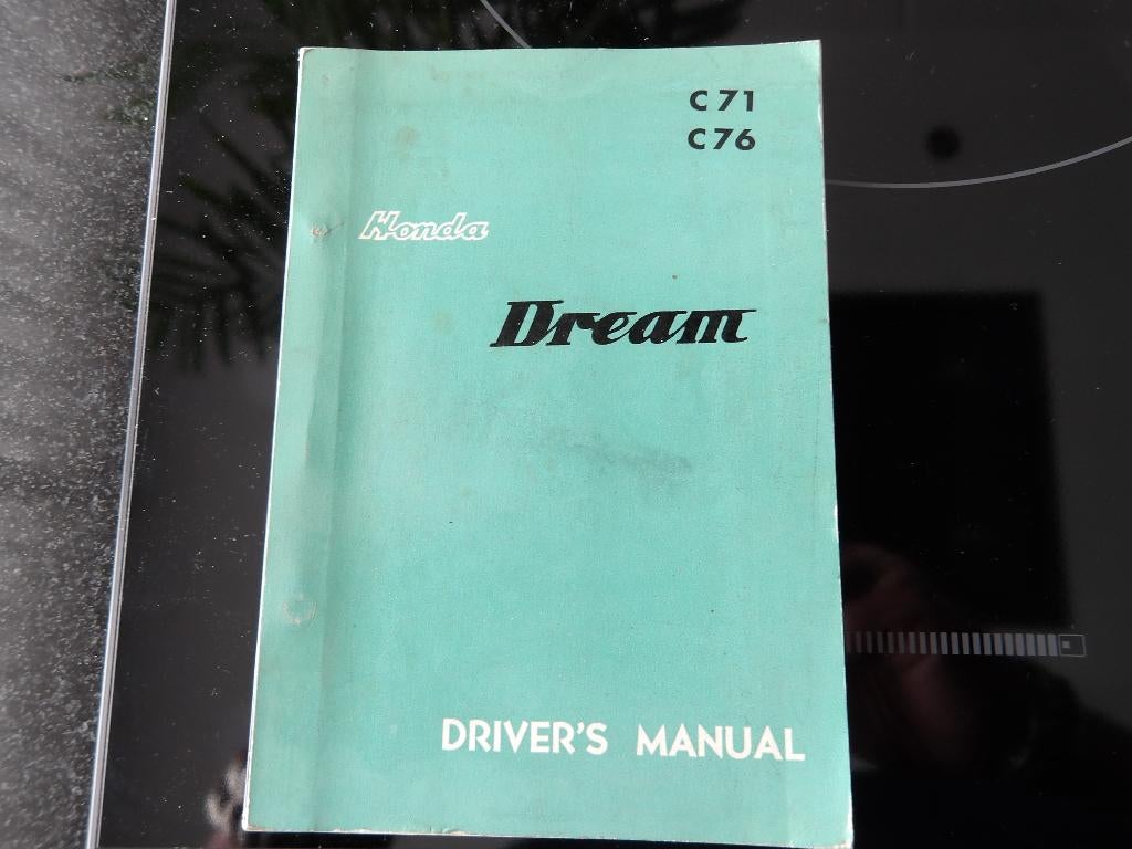 Orig. Drivers manual & parts catalogue Honda Dream 1959, Verzenden, Honda