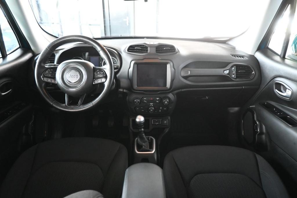 Jeep Renegade 1.0T Freedom Airco Navigatie Cruise Control Ri, Auto's, Voorwielaandrijving, Stof, Met garantie (alle), Blauw