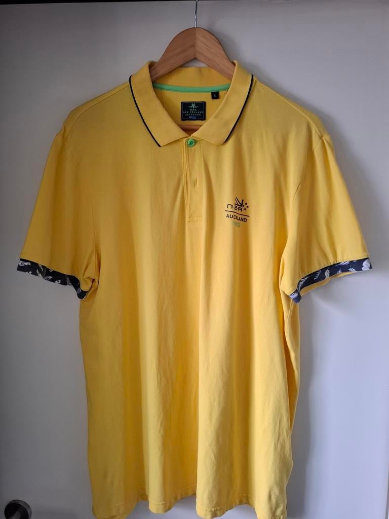 N.Z.A. polo. XL, New Zealand Auckland, Ophalen of Verzenden, Zo goed als nieuw, Maat 56/58 (XL), Blauw
