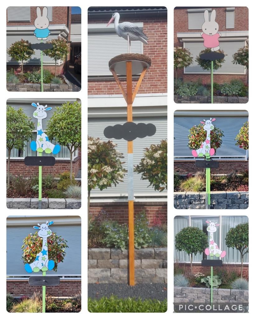 Te huur geboorte borden, Kinderen en Baby's, Ophalen, Zo goed als nieuw, Geboortebord