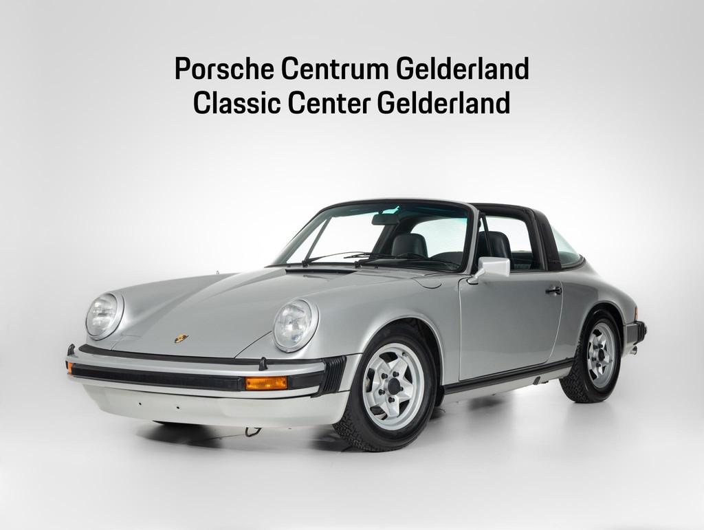 Porsche 911 Targa Jubi 1975, Auto's, Porsche, Bedrijf, Te koop, Benzine, Cabriolet, Handgeschakeld, Zilver of Grijs, Zwart, Stof