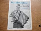 DAS ALLERLEICHTESTE FÜR AKKORDEON  1- GEMAKKELIJK ACCORDEON, Gebruikt, Klassiek, Les of Cursus, Ophalen of Verzenden