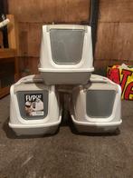 Kattenbak Moderna Flip Cat Jumbo – €15 p/stuk | 3 voor €35, Ophalen of Verzenden, Gebruikt, Gesloten
