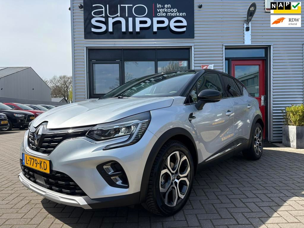 Renault Captur 1.0 TCe 100 Bi-Fuel Intens -LPG G3-GROOT NAVI, Auto's, Voorwielaandrijving, Stof, Gebruikt, Origineel Nederlands