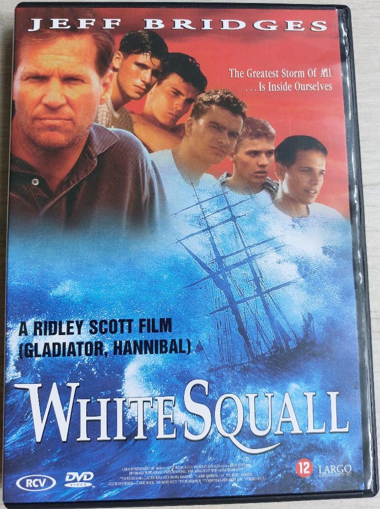 DVD White Squall (1996) Ridley Scott Film, Vanaf 12 jaar, Ophalen, Zo goed als nieuw