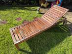 Ikea Nammaro - Houten ligstoel met wielen, Ophalen, Gebruikt, Hout, Verstelbaar